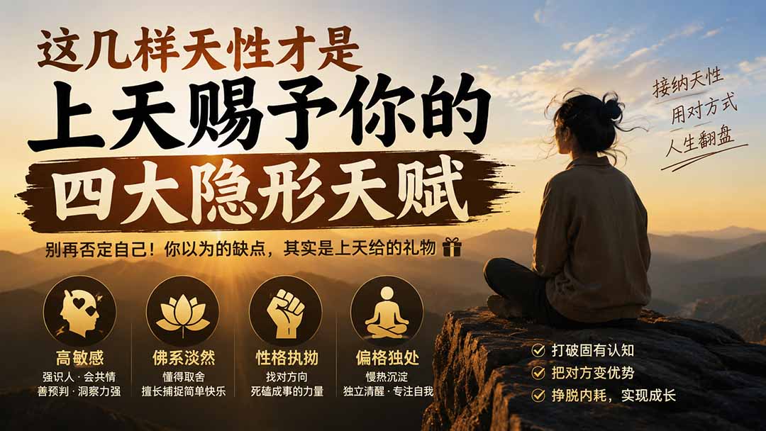 （19984期）付费文章：这几样天性才是上天赐予你的四大隐形天赋-悟空知识星球
