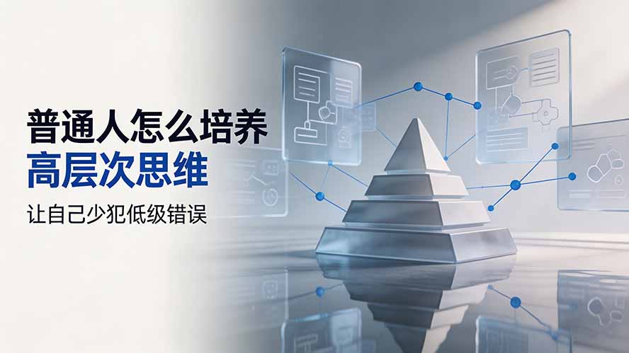 (19637期)付费文章:普通人怎么培养高层次思维,让自己少犯低级错误-悟空知识星球