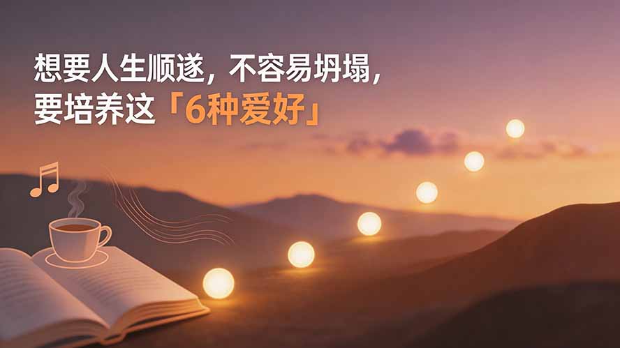 (19638期)付费文章:想要人生顺遂,不容易坍塌,要培养这6种爱好-悟空知识星球