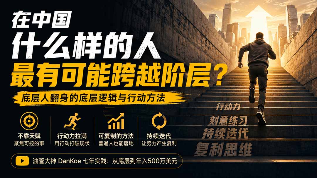 （20083期）付费文章：在中国什么样的人最有可能跨越阶层？底层人翻身的方法！-悟空知识星球
