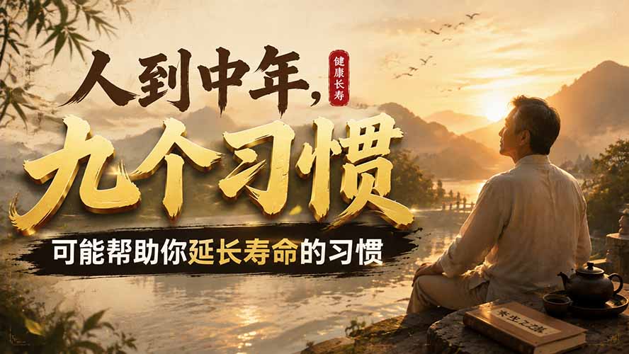 (19707期)付费文章:人到中年,九个可能帮助你延长寿命的习惯-悟空知识星球