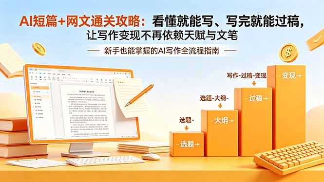 (19655期)AI短篇+网文通关攻略-更新:看懂就能写、写完就能过稿,让写作变现不再依赖天赋与文笔-悟空知识星球