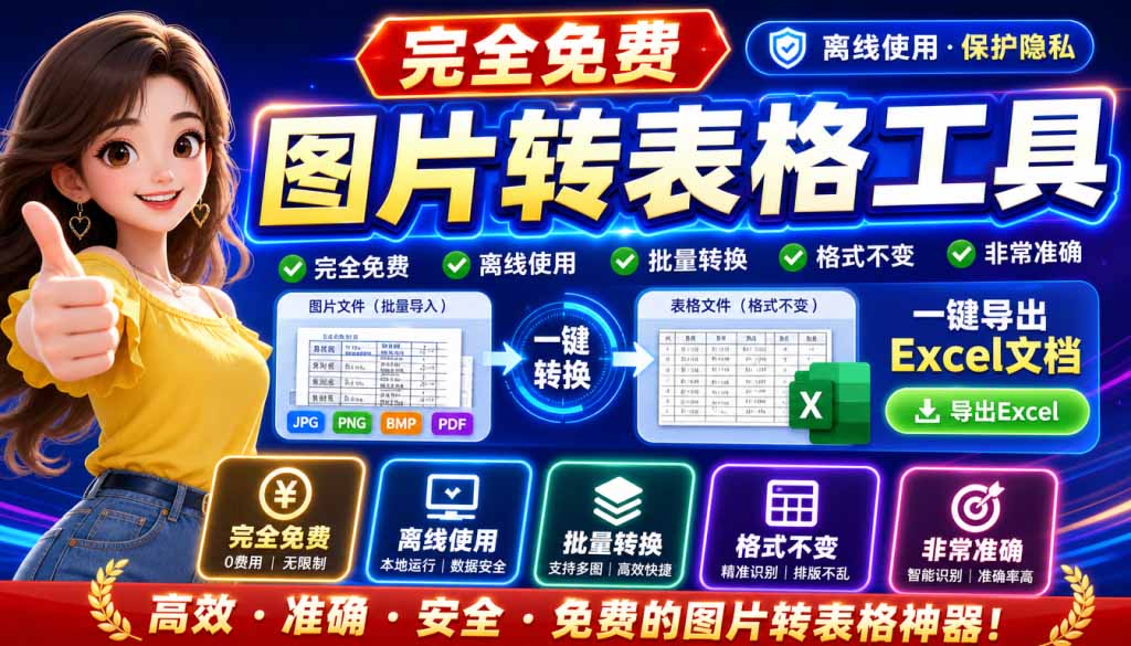 （19972期）图片表格识别提取工具，支持一键从图片中智能提取表格并导出Excel文件，可离线免网运行，FastTableOCR-悟空知识星球