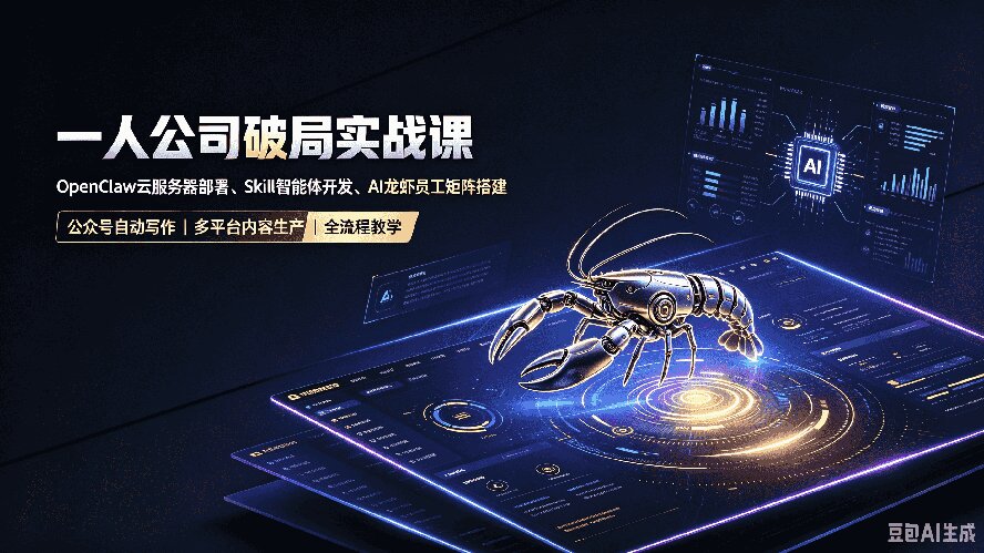 (19995期)一人公司破局实战课|OpenClaw云服务器部署、Skill智能体开发、AI龙虾员工矩阵搭建,公众号自动写作与多平台内容...-悟空知识星球