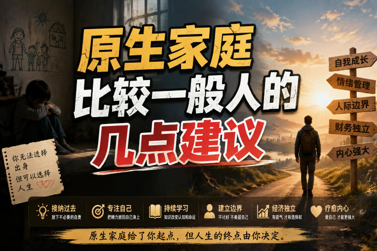 付费文章:给原生家庭比较一般人的几点建议-悟空知识星球