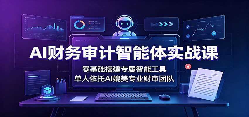 AI财务审计智能体实战课：零基础搭建专属智能工具，单人依托AI媲美专业财审团队-悟空知识星球