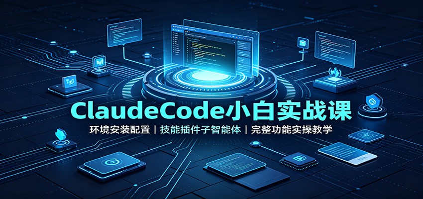ClaudeCode小白实战课：环境安装配置，技能插件子智能体，完整功能实操教学-悟空知识星球