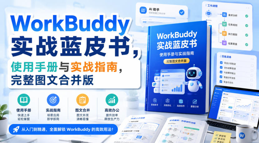 WorkBuddy实战蓝皮书，使用手册与实战指南，完整图文合并版-悟空知识星球