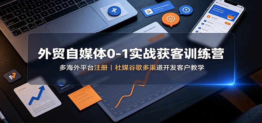 外贸自媒体0-1实战获客训练营:多海外平台注册,社媒谷歌多渠道开发客户教学-悟空知识星球