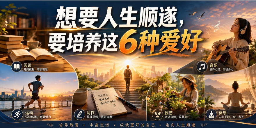 公众号付费文章：想要人生顺遂，要培养这6种爱好-悟空知识星球