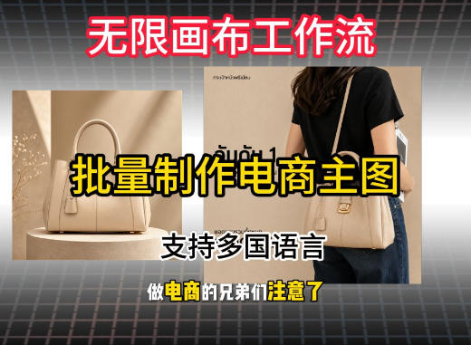 无限画布工作流搭建教程，一键电商主图批量制作，批量下载，支持多国语言-悟空知识星球