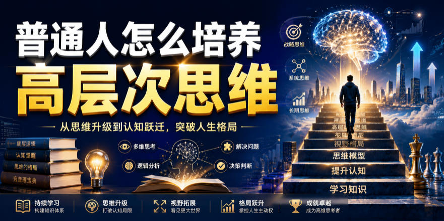 公众号付费文章:普通人怎么培养高层次思维-悟空知识星球