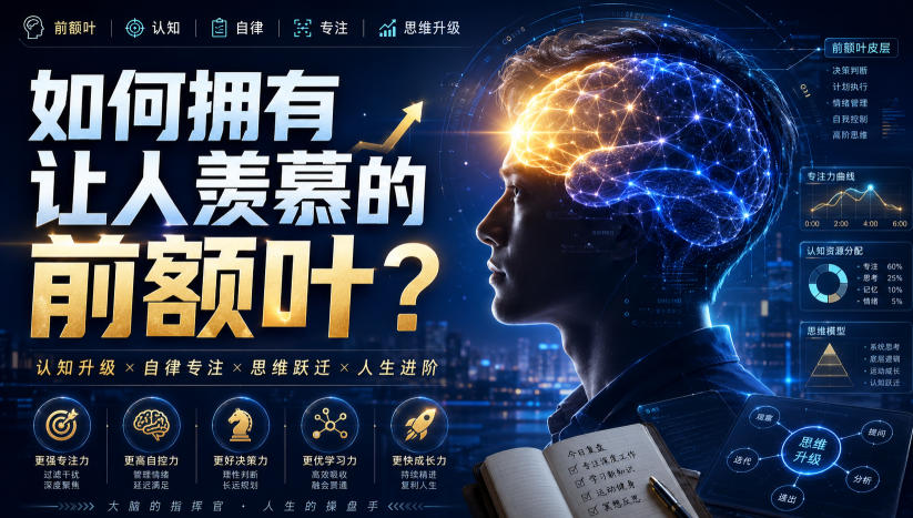 付费文：如何拥有让人羡慕的前额叶？-悟空知识星球