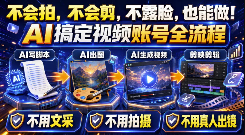 AI短视频起号实战项目，用AI做视频起号，45天涨粉12W，一条广告8.5k，广告接到手软，引流、变现两不误！-悟空知识星球