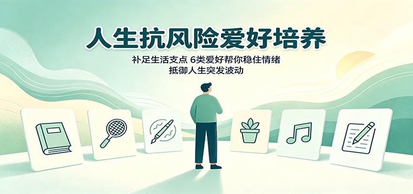 人生抗风险爱好培养:补足生活支点,6类爱好帮你稳住情绪,抵御人生突发波动-悟空知识星球