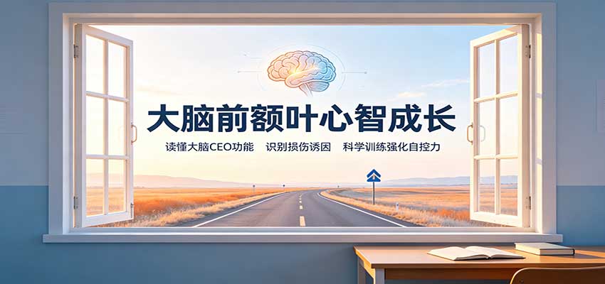 大脑前额叶心智成长：读懂大脑CEO功能，识别损伤诱因，科学训练强化自控力-悟空知识星球