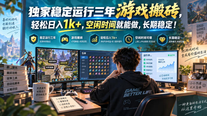 (20631期)三款AI自动化游戏副业,日入千元,可批量矩阵操作适合新手小白!-悟空知识星球