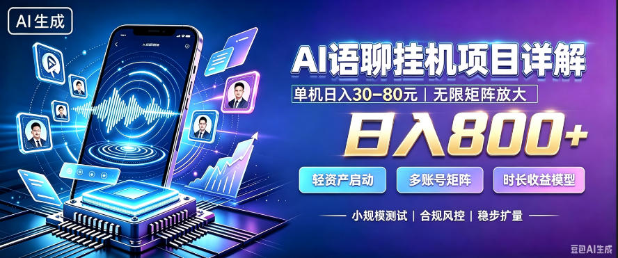 AI聊天挂G项目，日入800+，适用个人副业，支持工作室矩阵操作，放大收益【揭秘】-悟空知识星球