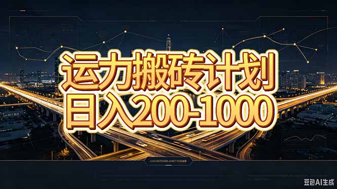 (20283期)运力搬砖,风口项目。当日收益稳定200-1000。 每天仅需一小时,新人轻松上手。-悟空知识星球