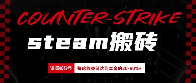 (20275期)Steam搬砖,每轮收益为本金的20-80%,平均每天仅需半小时,新人轻松上手-悟空知识星球