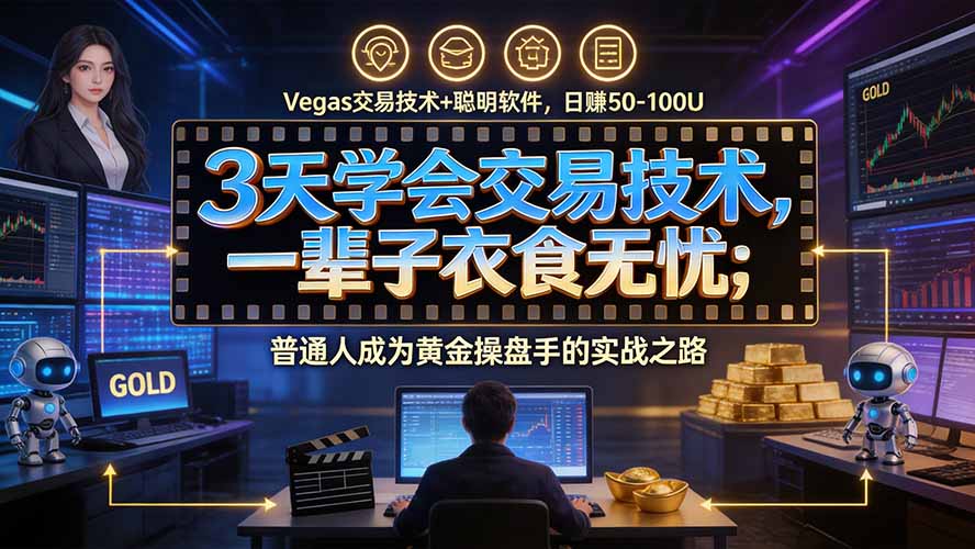 (20720期)3天学会做交易,普通人快速成为操盘手” Vegas交易系统+聪明软件 , 日赚50-1000U, 长期稳定,小白轻松上手-悟空知识星球