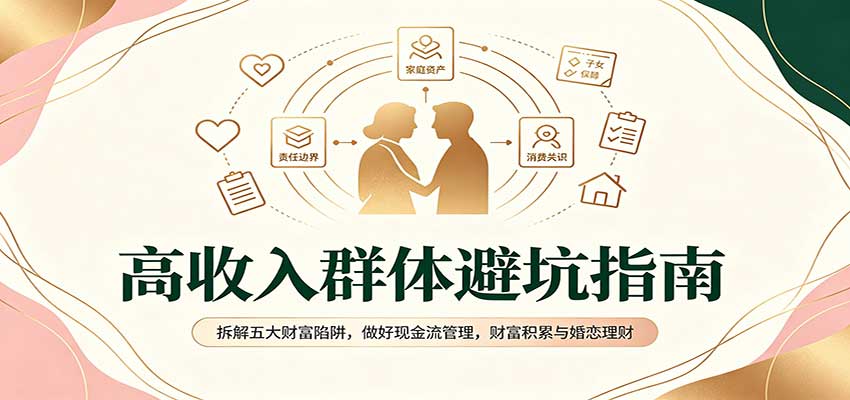 高收入群体避坑指南:拆解五大财富陷阱,做好现金流管理,财富积累与婚恋理财-悟空知识星球
