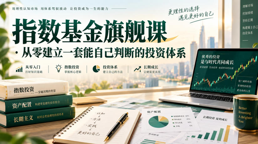 指数基金旗舰课·从零建立一套能自己判断的投zi体系-悟空知识星球