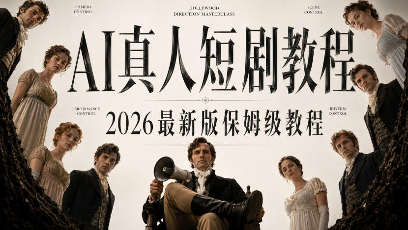 AI真人短剧制作全流程，AI视频大佬专为零基础研制的AI短剧教程，保姆级教程，新手一学就会！-悟空知识星球
