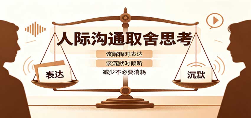 人际沟通取舍思考：分清解释与沉默边界，拿捏职场生活沟通分寸减少情绪内耗-悟空知识星球