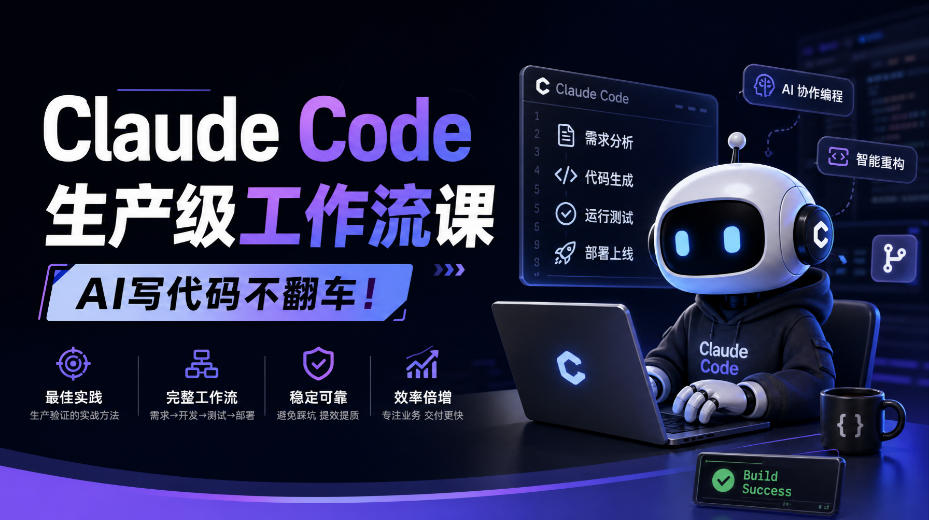 Claude Code生产级工作流课,AI写代码不翻车!【原创双语字幕】-悟空知识星球
