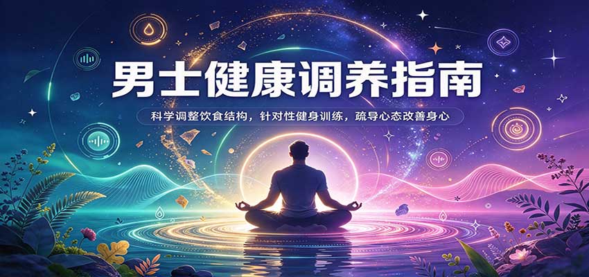 男士健康调养指南:科学调整饮食结构,针对性健身训练,疏导心态改善身心-悟空知识星球