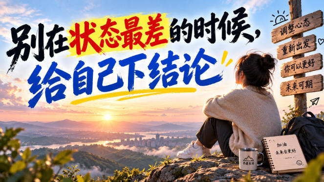 某公众号付费文章:别在状态最差的时候,给自己下结论-悟空知识星球