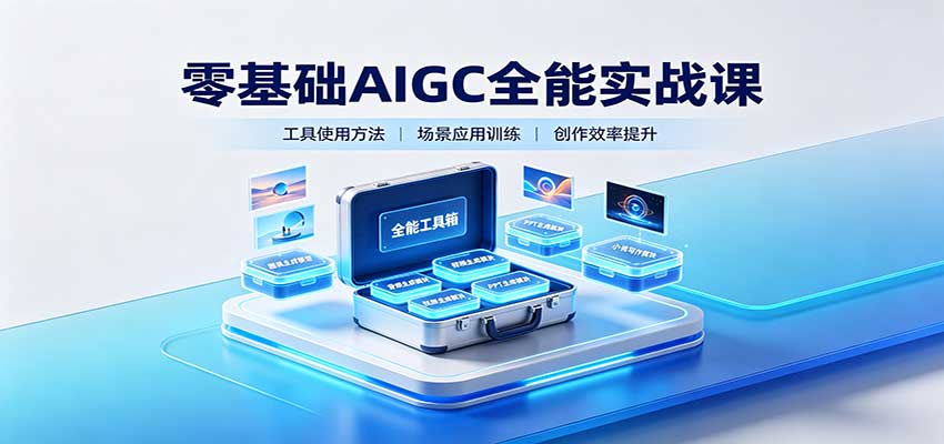 零基础AIGC全能实战课：覆盖绘画、影音、PPT、小说多场景AI创作-悟空知识星球