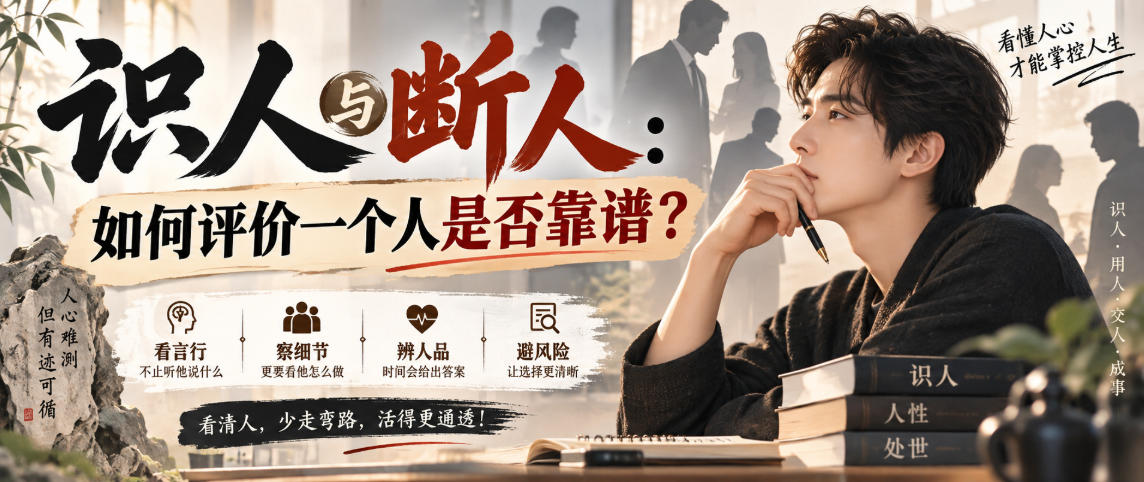 付费文章：识人与断人：如何评价一个人是否靠谱？-悟空知识星球