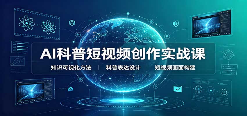 AI科普短视频创作实战课：配套要点文档，文案与视频提示词模板教学-悟空知识星球