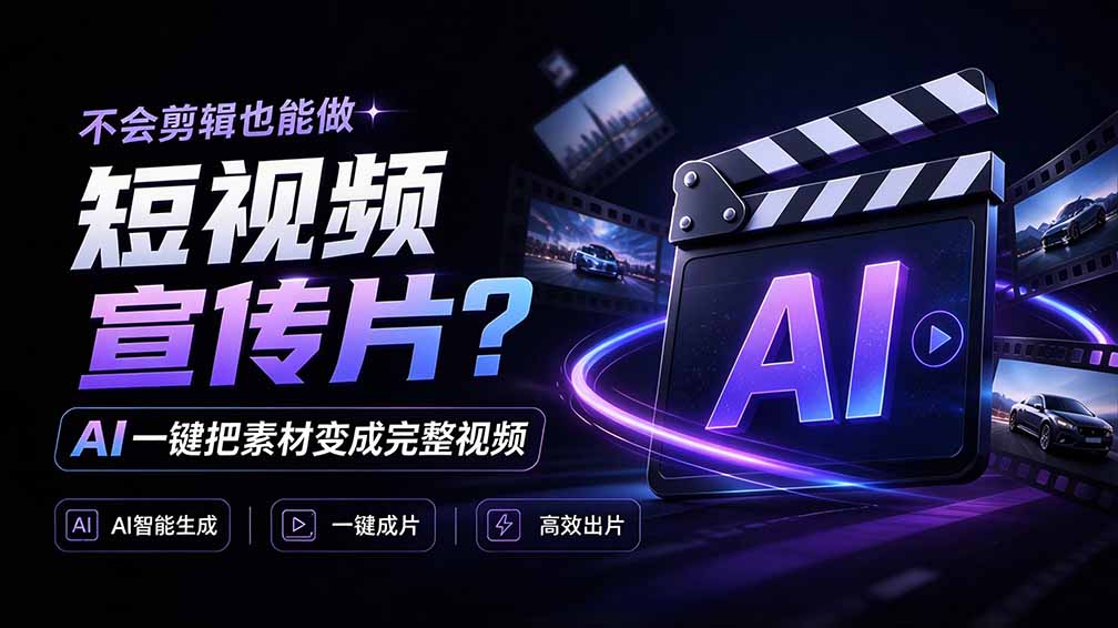 (21150期)我跪下来了!不会剪辑也能做短视频宣传片? AI 一键把素材变成完整视频,真是神奇,OpenFilm 超省事-悟空知识星球