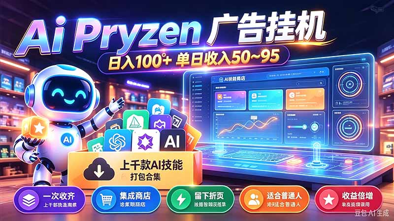 (21241期)Pyrzen广告挂机, 全自动挂机风口项目, 单日50-95/天 虽然不是很暴力但是很稳-悟空知识星球