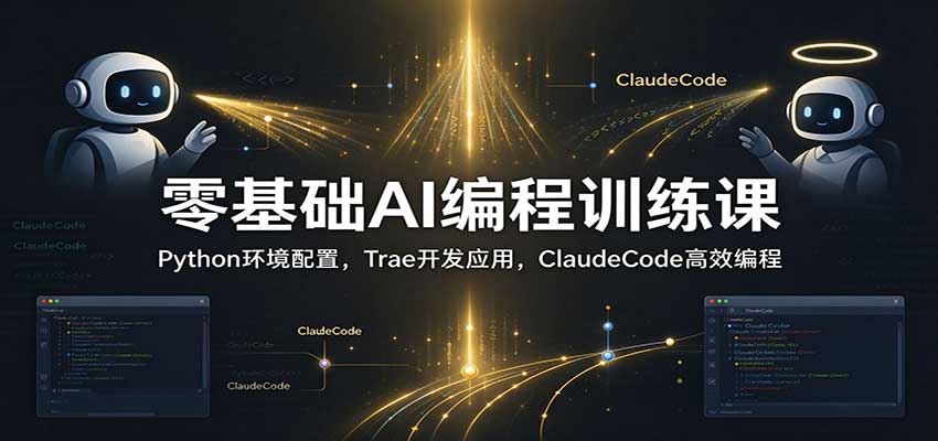 零基础AI编程训练课:Python环境配置,Trae开发应用,ClaudeCode高效编程-悟空知识星球