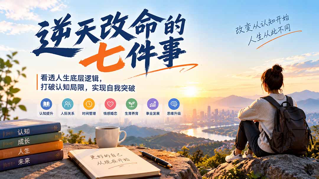 (21022期)付费文章:逆天改命的七件事,看透人生底层逻辑,打破认知局限,实现自我突破-悟空知识星球