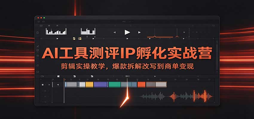 AI工具测评IP孵化实战营:剪辑实操教学,爆款拆解改写到商单变现-悟空知识星球