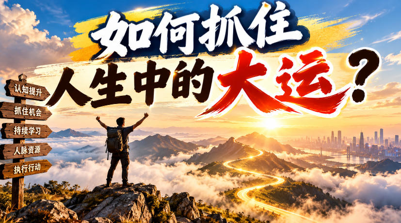 某公众号付费文章:如何抓住人生中的大运?-悟空知识星球