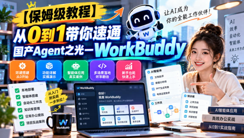 【保姆级教程】从0到1带你速通国产Agent之光—WorkBuddy【文档】-悟空知识星球