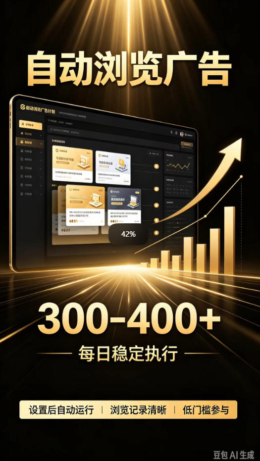 自动浏览广告计划,0门槛副业,日入300-400,躺賺稳定风口项目,无需人工操作,解放双手【揭秘】-悟空知识星球