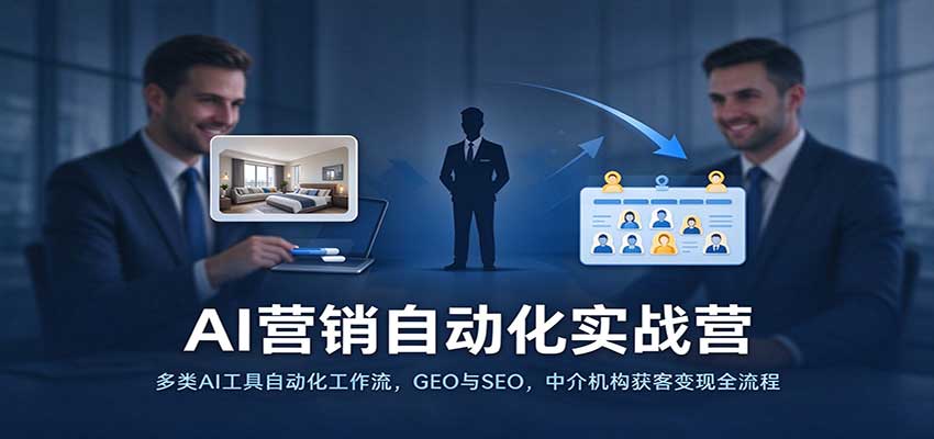 AI营销自动化实战营:多类AI工具自动化工作流,GEO与SEO,中介机构获客变现全流程-悟空知识星球