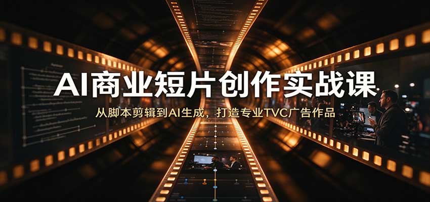 AI商业短片创作实战课:从脚本剪辑到AI生成,打造专业TVC广告作品-悟空知识星球