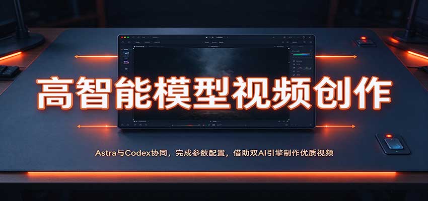 高智能模型视频创作：Astra与Codex协同，完成参数配置，借助双AI引擎制作优质视频-悟空知识星球