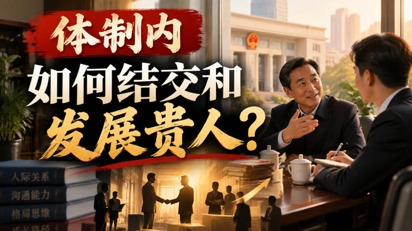 某公众号付费文章：体制内，如何结交和发展贵人?-悟空知识星球