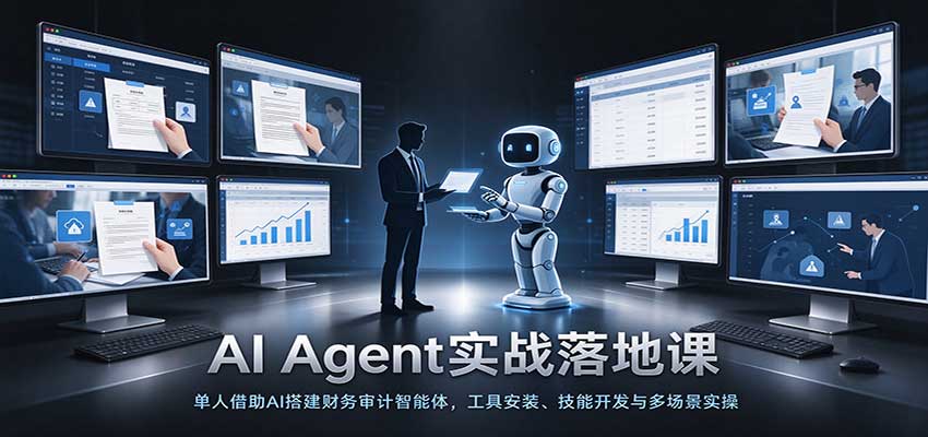 AI Agent实战落地课:单人借助AI搭建财务审计智能体,工具安装、技能开发与多场景实操-悟空知识星球