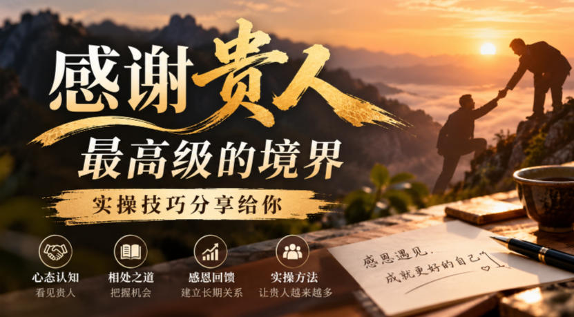 某公众号付费文章:感谢贵人最高级的境界,实操技巧分享给你-悟空知识星球