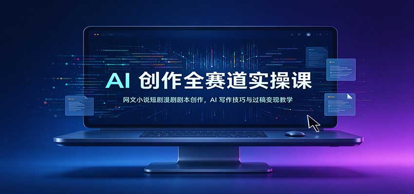 AI创作全赛道实操课：网文小说短剧漫剧剧本创作，AI写作技巧与过稿变现教学-悟空知识星球
